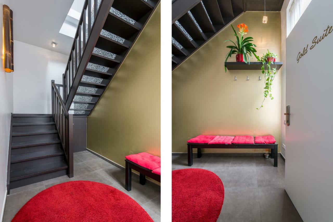 Guesthouse De Roode Bruges Esterno foto